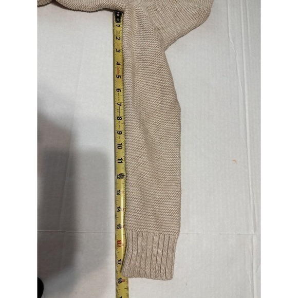 J.Crew‎ Women's Beige Long Sleeve Turtle Neck Pullover Sweater Size XS 5% Wool - Picture 13 of 14